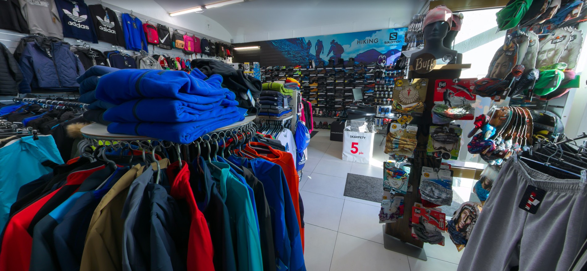 Wnętrze sklepu Sportowy Lider