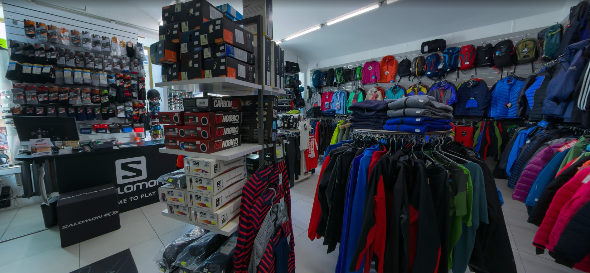 Wnętrze sklepu Sportowy Lider